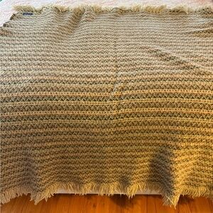 Pendleton Multicolor Wool Blanket with Fringe